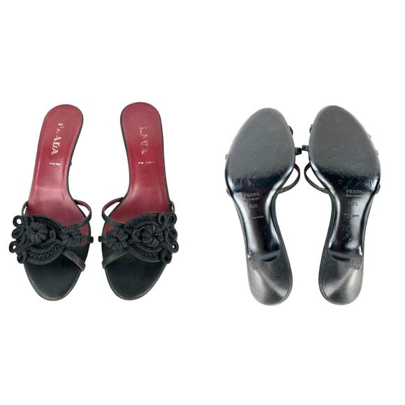 Prada Crochet Sandal Heels - Picture 5 of 7